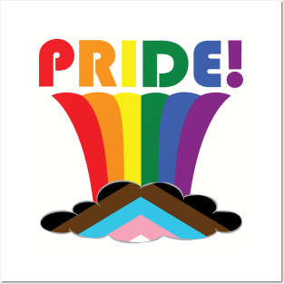 Progress Flag Pride! Posters and Art